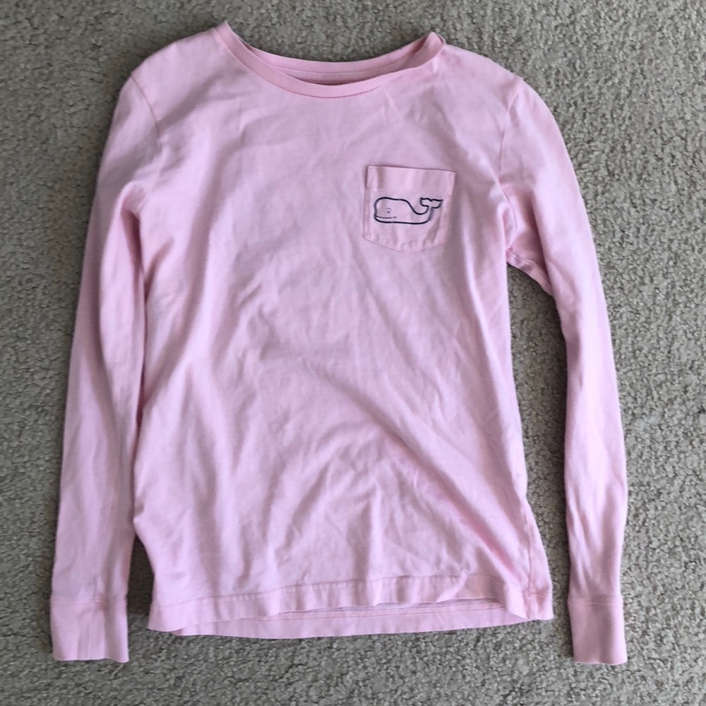 Vineyard vines pink long sleeve xxs